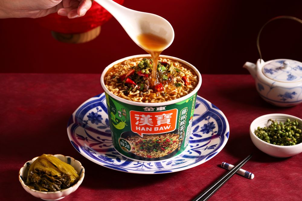 藤椒酸菜牛肉風味麵