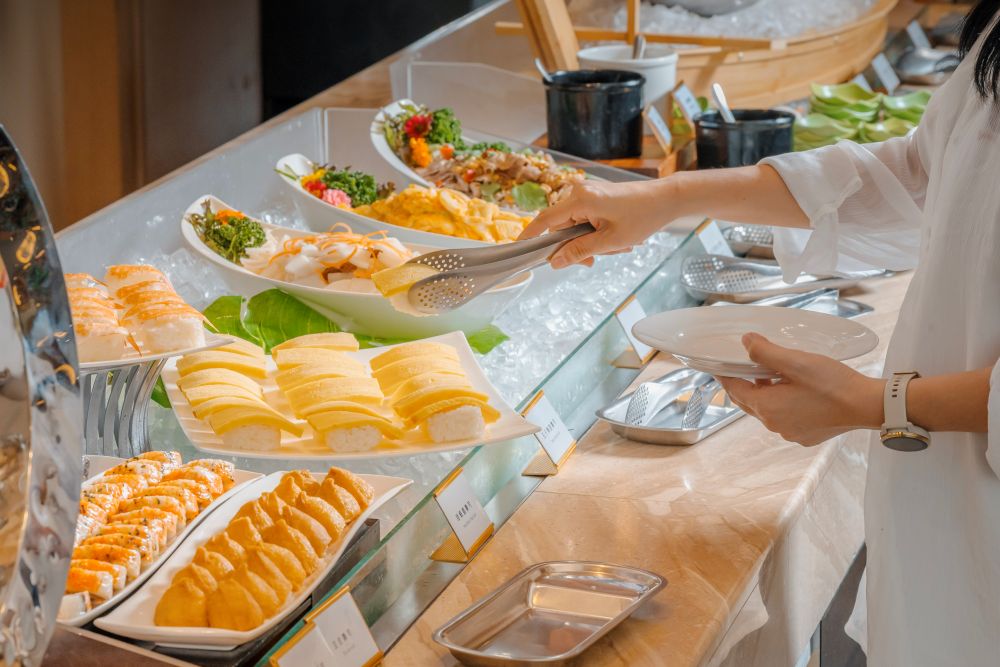 「光焙若蔬食區」
