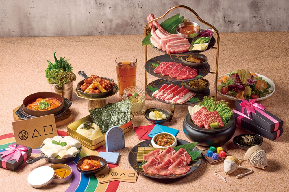 即日起至9月30日止，雙人點用「韓式風味雙人套餐」，享優惠價2080元（原價2580元），即可挑戰「韓式打畫片」成功，即贈送松阪豬招待乙份。