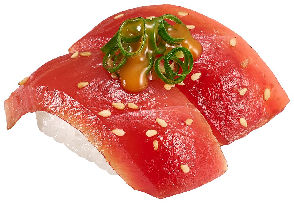 芝麻蛋黃醬醃漬極上鮪魚_$60