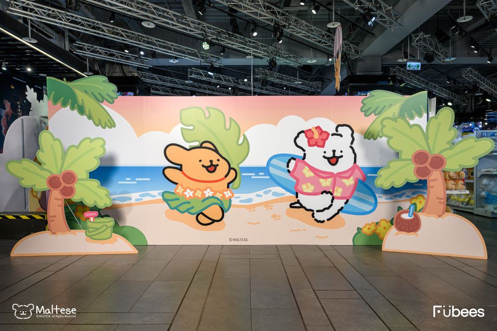 線條小狗夏日狂歡趣_快閃店照
