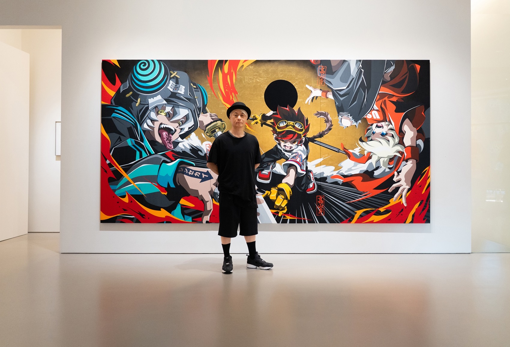 日本藝術家松浦浩之經典個展「SUPER ACRYLIC SKIN－GIGA」即日起至9.27於誠品畫廊盛大開展，本次特別帶來氣勢磅礴的全新作品《鳥獸 GIGA》。