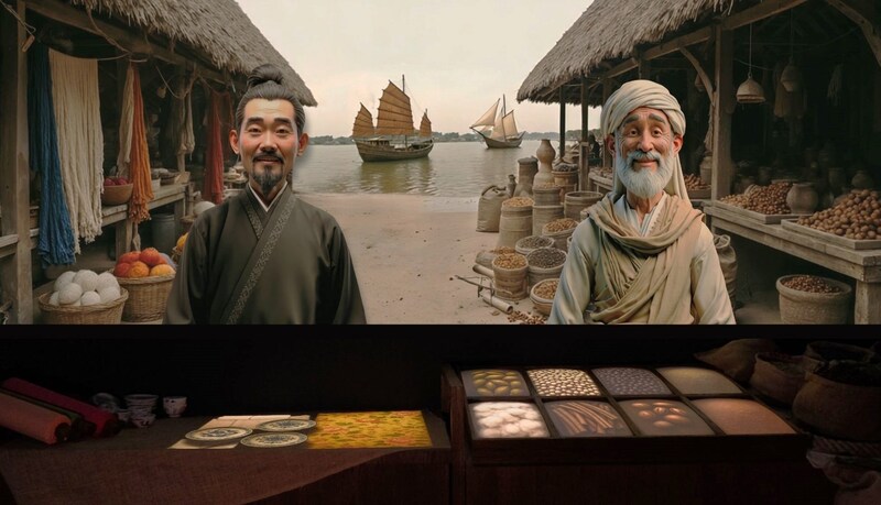 跟隨桑尼垃烏他馬王子發現「新加坡拉」島嶼,開啟全景探險。 Maritime_Silk_Road