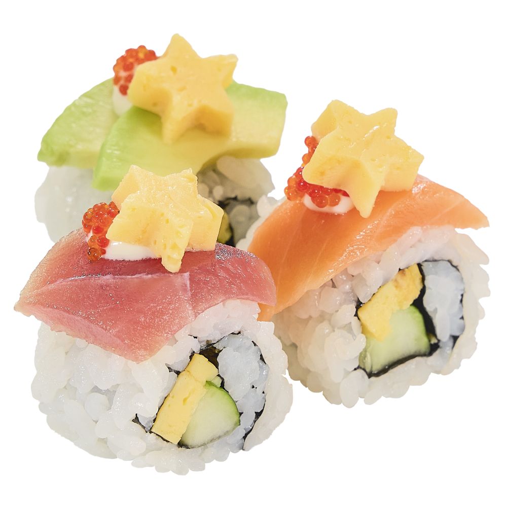 酪梨鮪鮭卷_60元