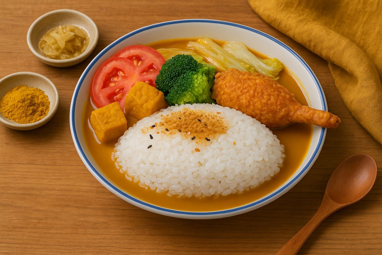 咖哩G腿飯