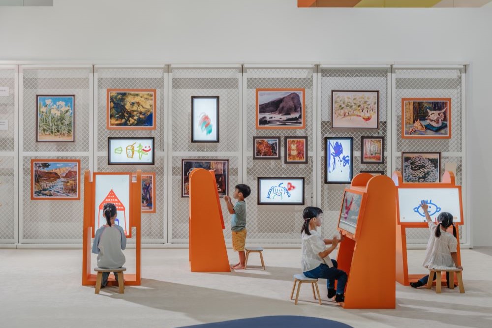 庫房裡的光典藏教育展互動裝置-圖片來源-台中市立美術館