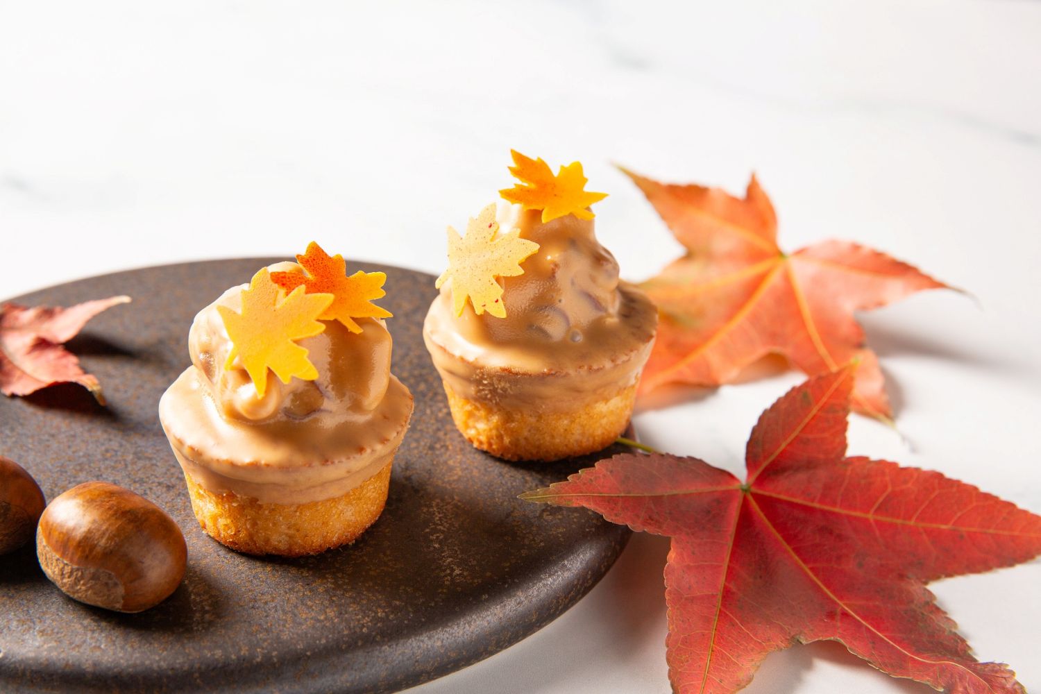 台北萬豪絢栗多彩下午茶-胡桃栗子楓糖蛋糕