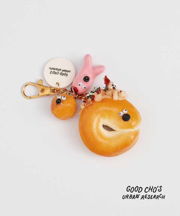 好丘 Good Cho's × URBAN RESEARCH 章魚燒貝果吊飾
