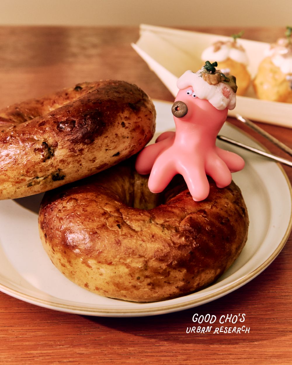 好丘 Good Cho's × URBAN RESEARCH 章魚燒風味貝果