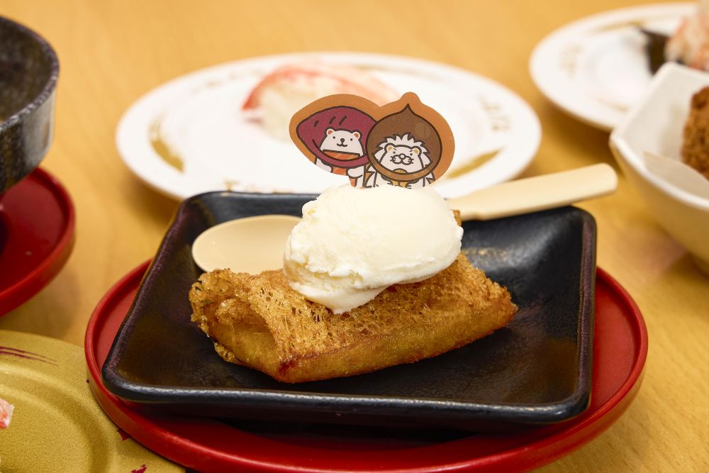 香草冰淇淋&栗子地瓜派_$80