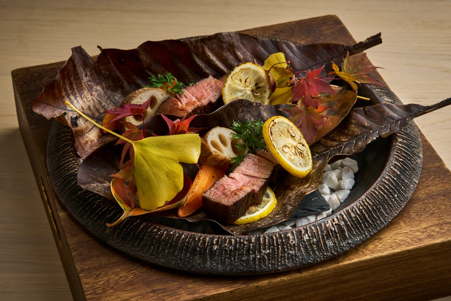 「日本料理 銀座GAYU」嚴選日本全國各地的當季食材