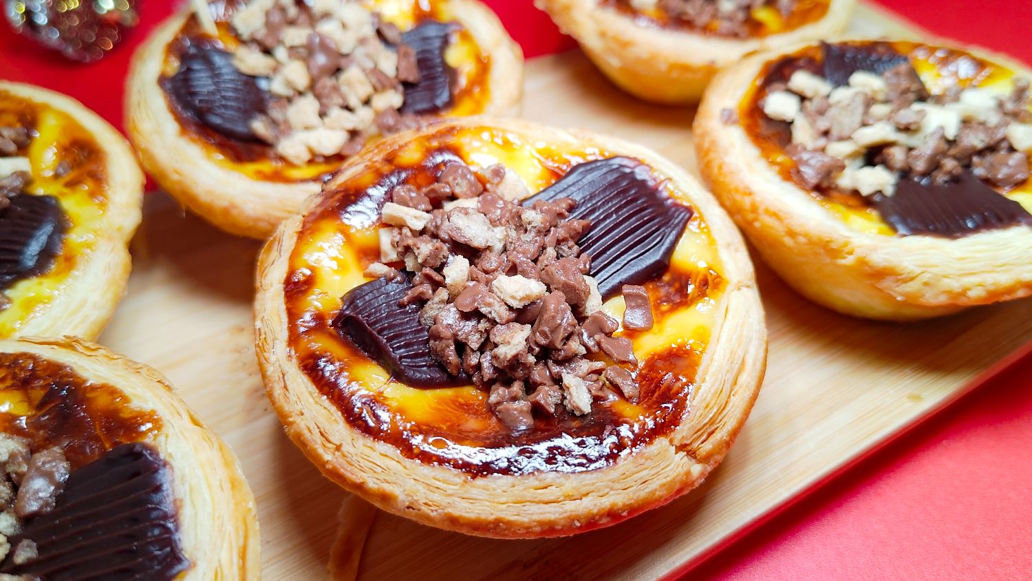 奇巧可可流心三重奏蛋撻