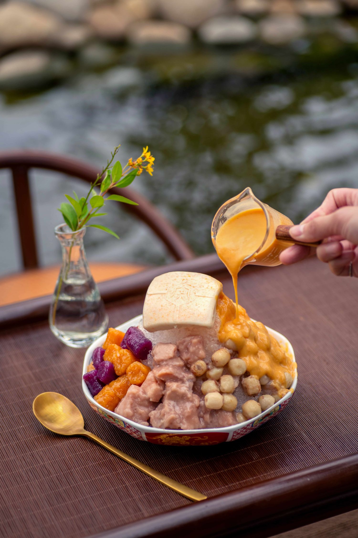 「森之院」推出多款限定甜點,包含誠興號地瓜豆腐冰