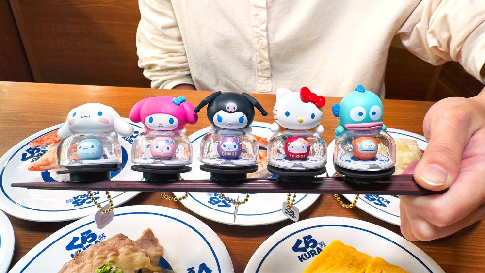 【藏壽司】藏壽司 x 三麗鷗家族扭蛋_鮮度君吊飾