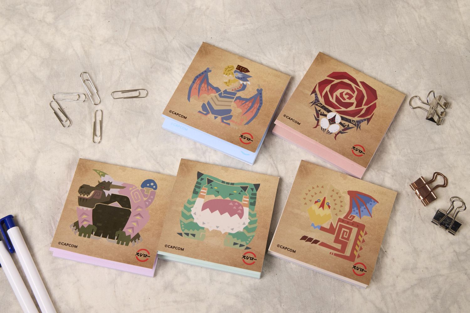 「魔物剪影便利貼」乙份