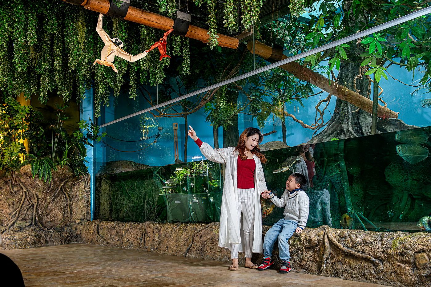 海洋摺學家作品展-Origami Artworks,摺出不一樣的新年風景_亮點二:雨林探險