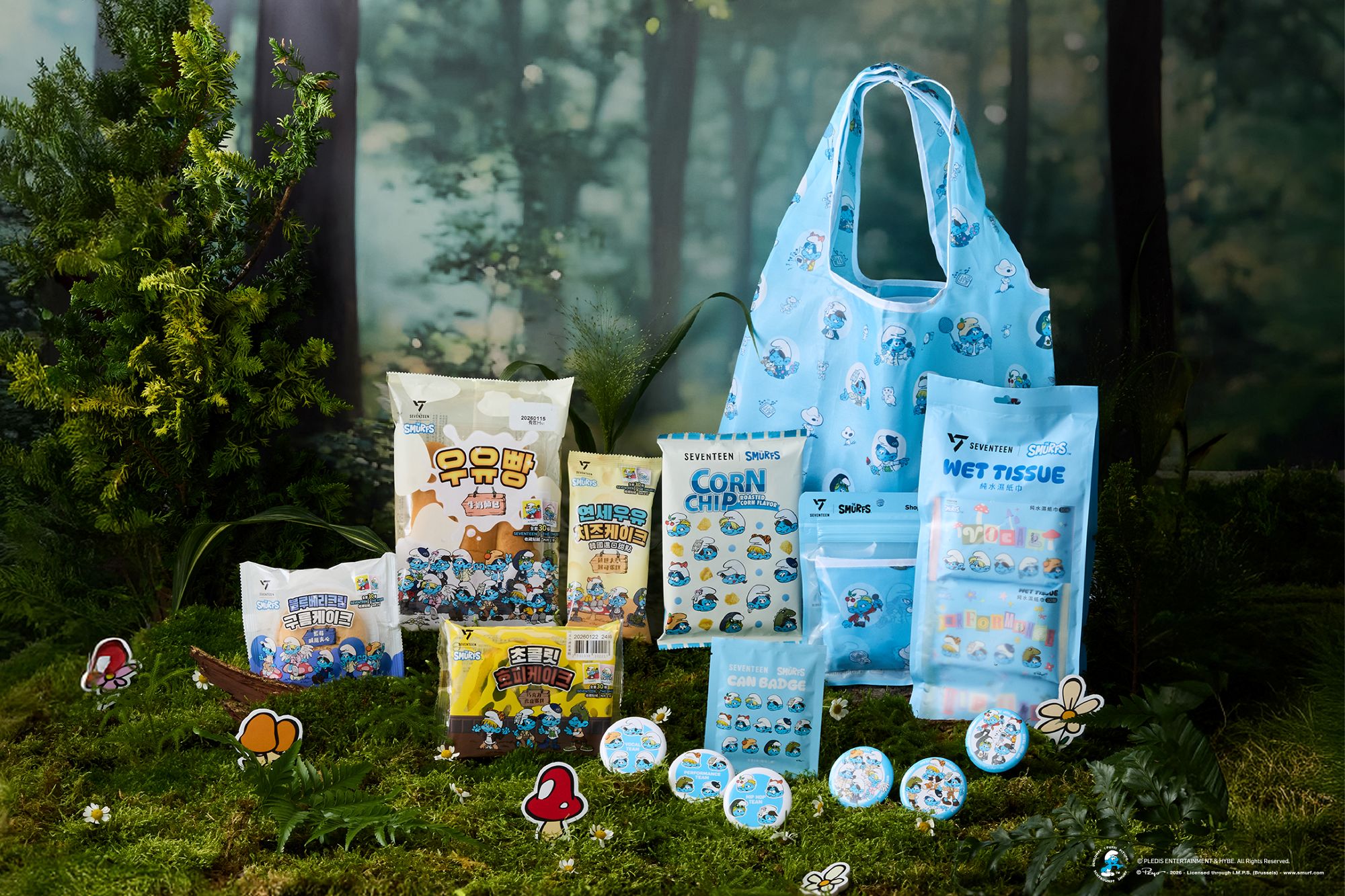 7-ELEVEN 新品必買：SEVENTEEN × 藍色小精靈 聯名開賣，零食小物到加購周邊全都有！｜消費｜日享傳媒 SunRiseSharing