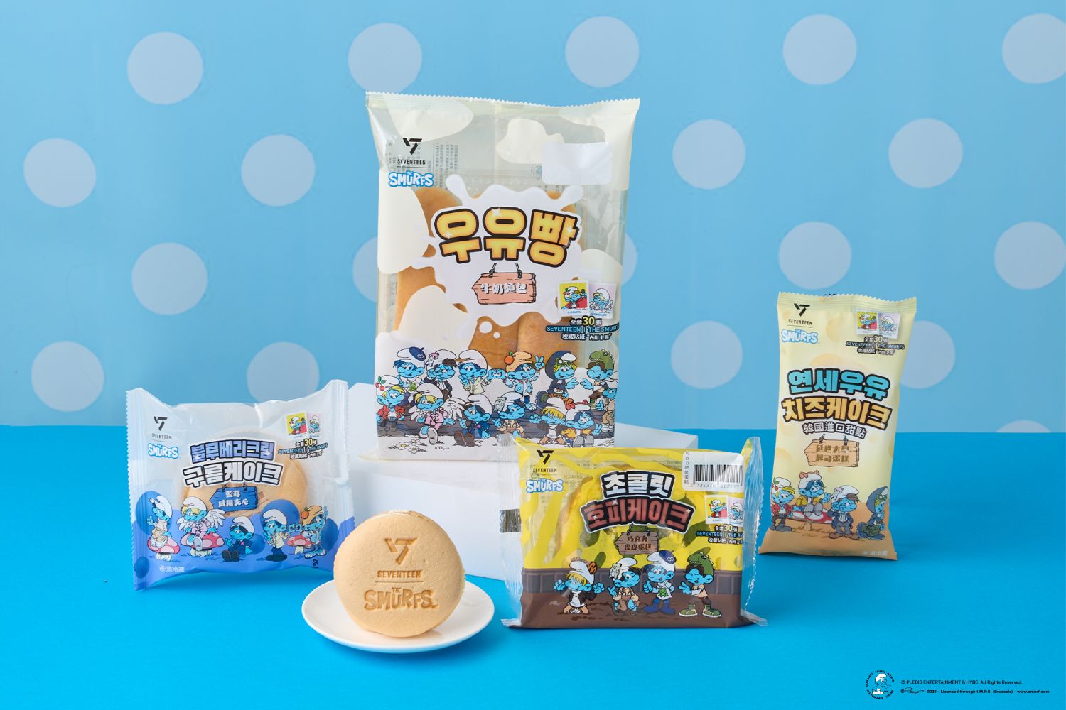 ★ SEVENTEEN _ The Smurfs 系列 - 麵包_甜點類