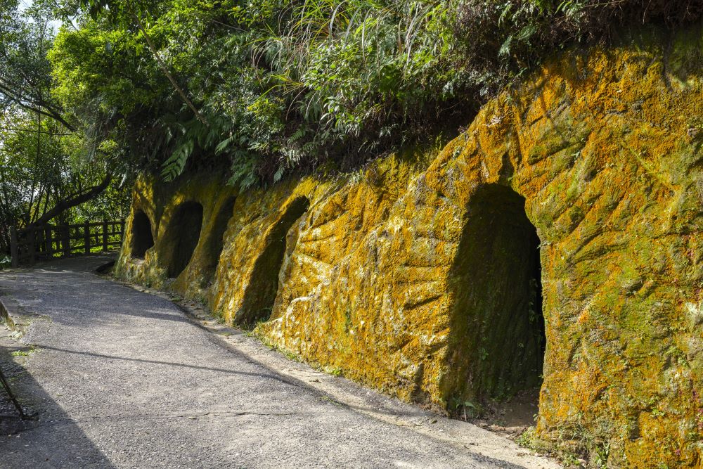 平溪站周邊散布多條健行步道與歷史景點,像是觀音巖、日治防空洞及警報鐘等,是體驗在地生活文化的最佳據點。