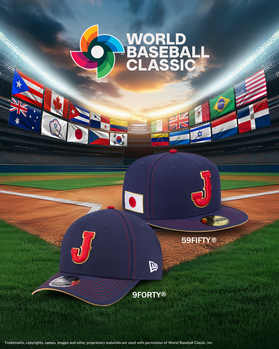 New Era「2026 WBC系列」本次集結中華隊(CT)、日本隊與美國隊三支世界級勁旅
