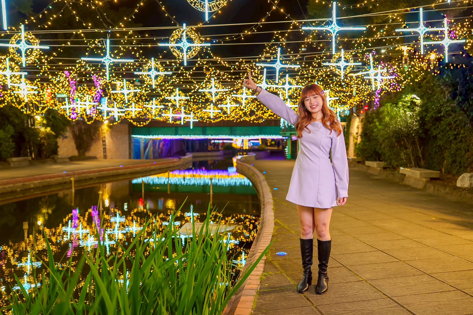 圖1今年以「星耀中港+夢幻星河」為主題,營造如夢似幻的夜間光景 (1)