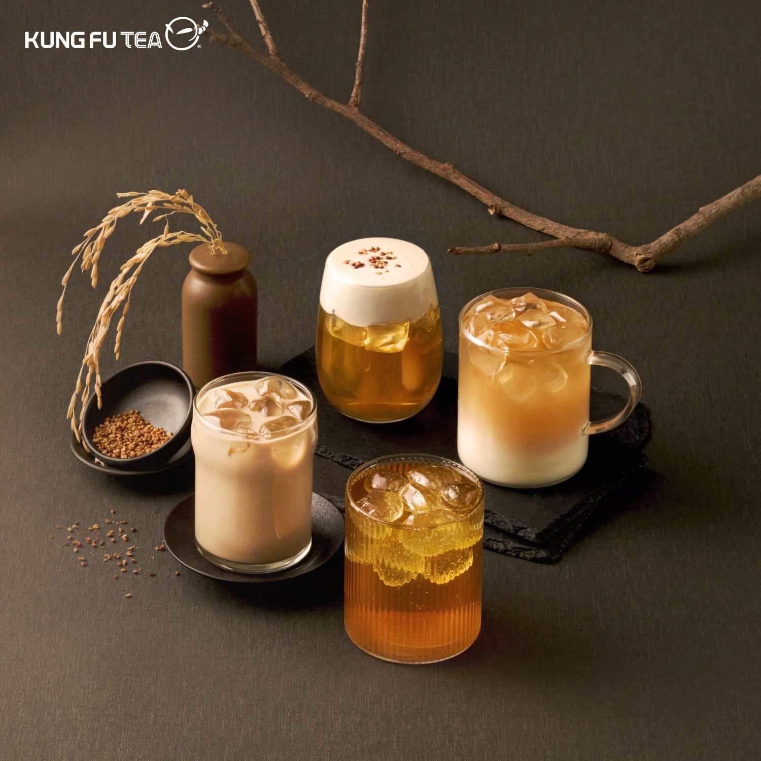功夫茶「金穀蕎麥系列」開喝「買1送1、現折10元」優惠登場！｜飲品｜日享傳媒 SunRiseSharing