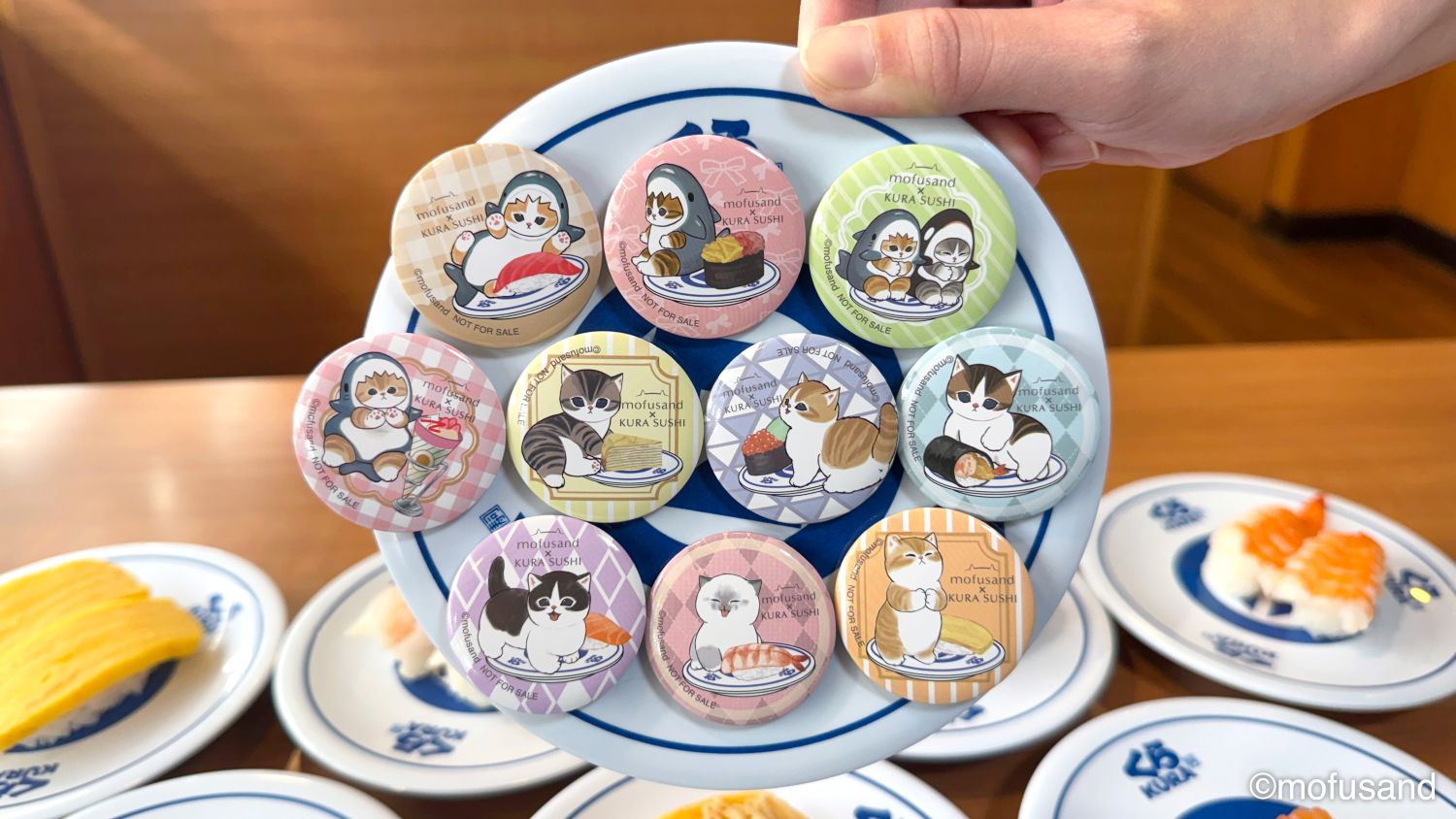 藏壽司 X 貓福珊迪扭蛋_徽章