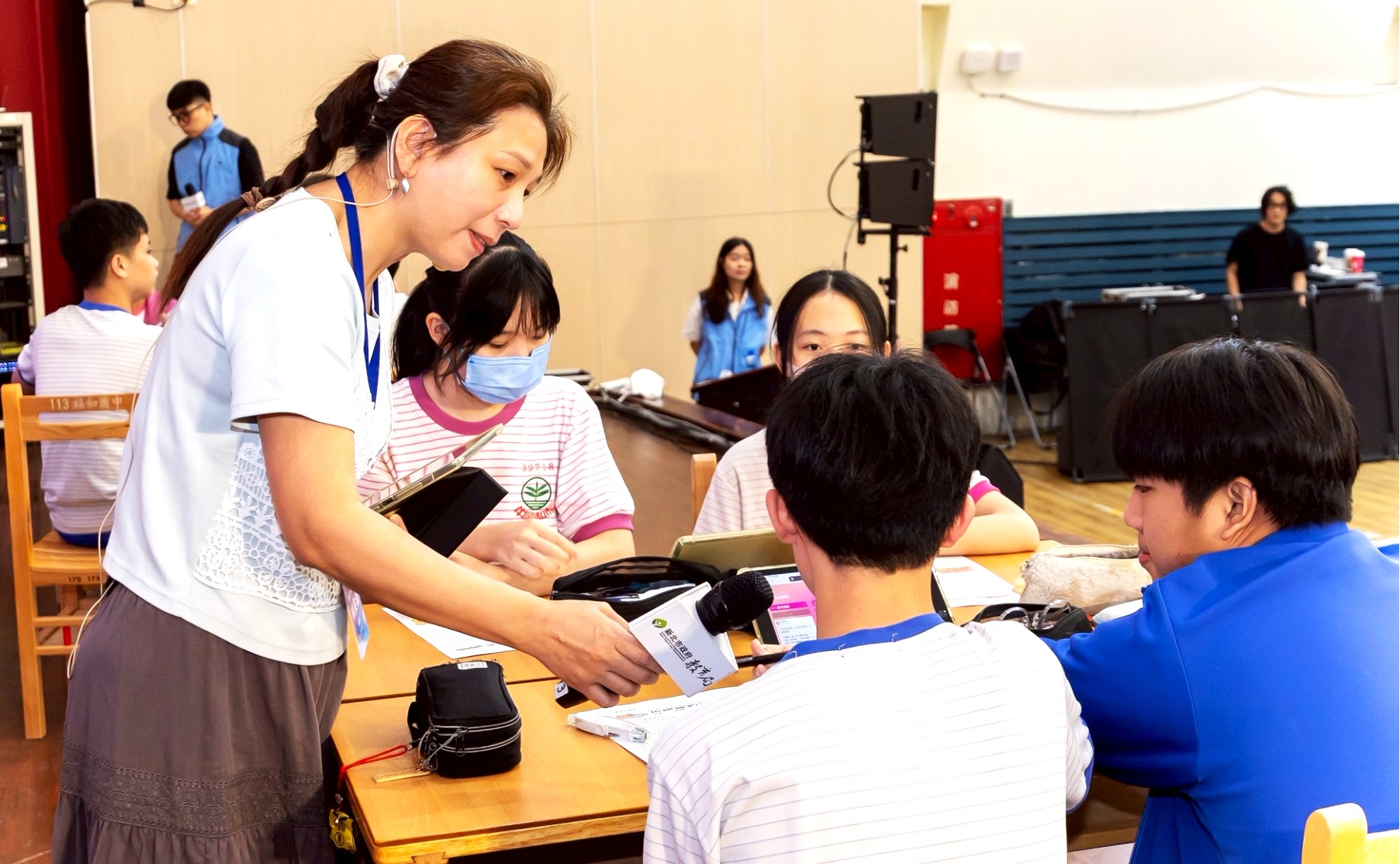 福和國中林雯淑教師示範一堂AI自主學課實務操作