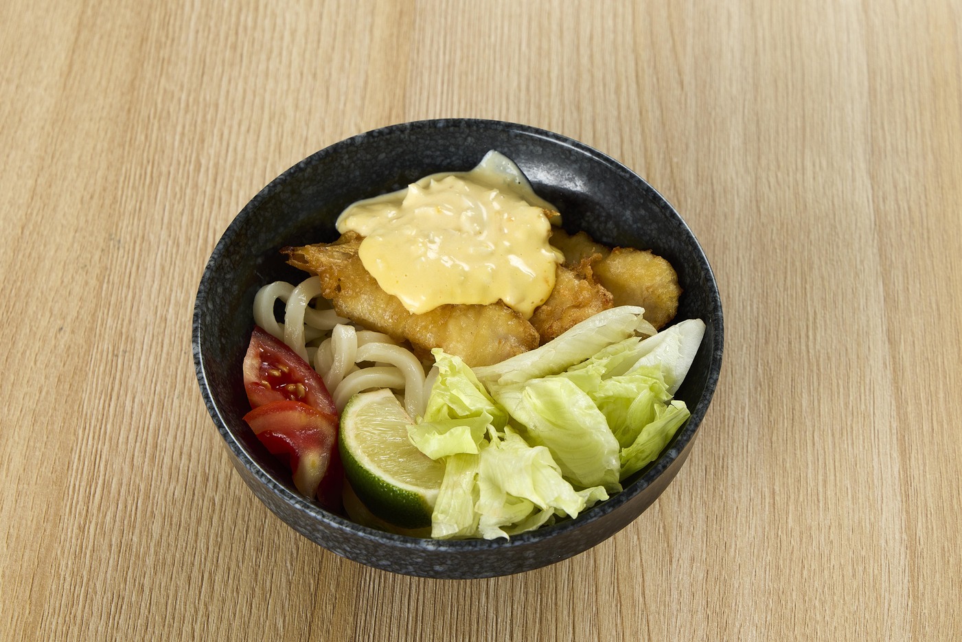 大分名物！塔塔醬雞肉天烏龍麵 130