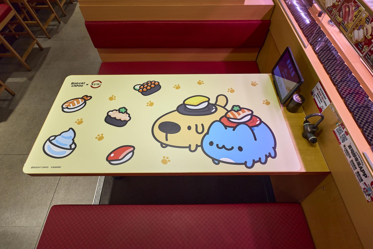 全台6家壽司郎 ×《貓貓蟲咖波》主題限定店