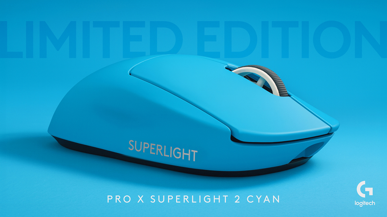 Logitech G PRO X SUPERLIGHT 2 電光藍特別版6月1日全台登場