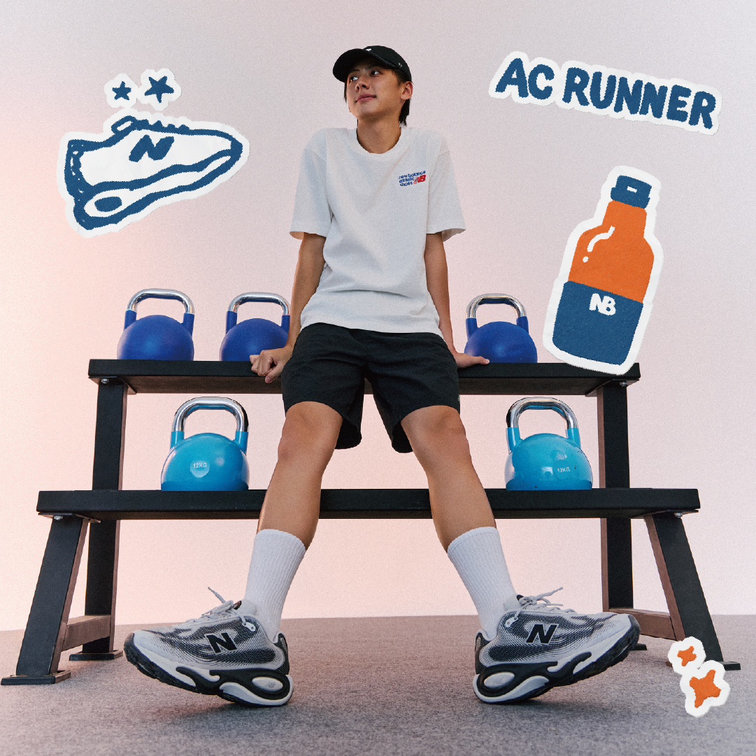 New Balance 換上NB 玩心出色 AC Runner 主題情境圖