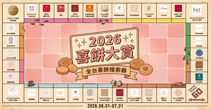 一鍵找到命定喜餅！WeddingDay好婚市集 首創全台喜餅搜索器｜消費｜日享傳媒 SunRiseSharing
