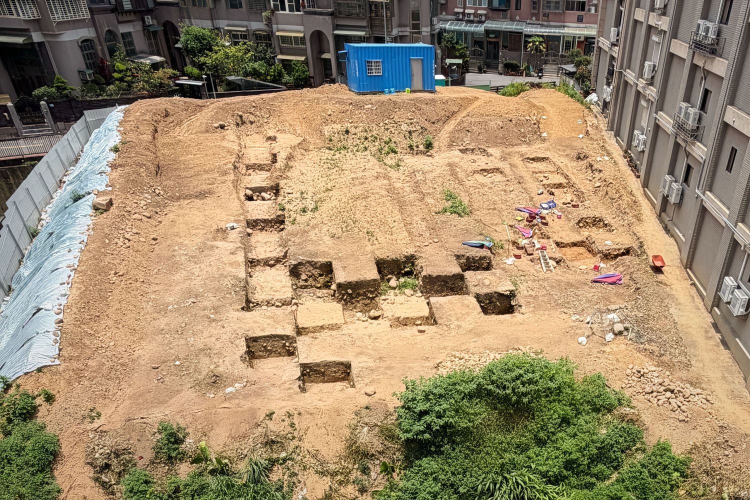 新北市五股「石土地公Ⅱ遺址」實景照