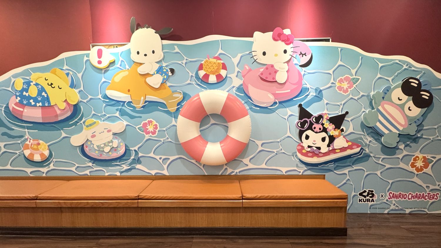 藏壽司 X 三麗鷗家族_特色店等待區