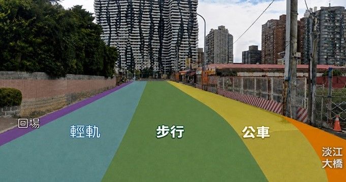 散場5條管制路線(搭乘輕軌、公車、步行離場及上淡江大橋及回場動線)
