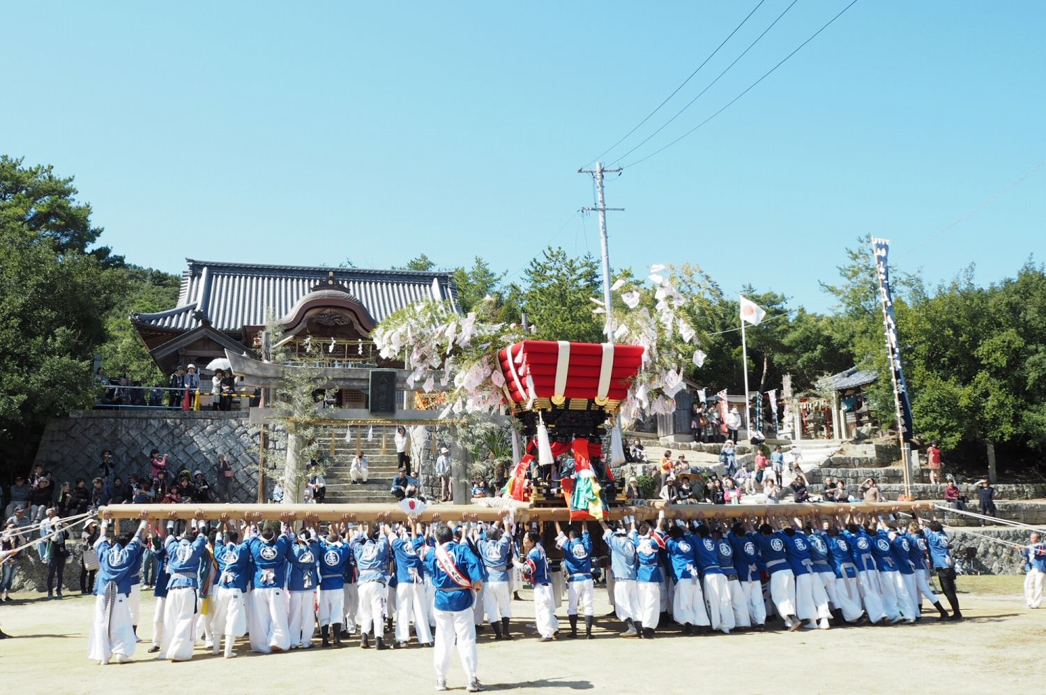 秋祭太鼓台奉納