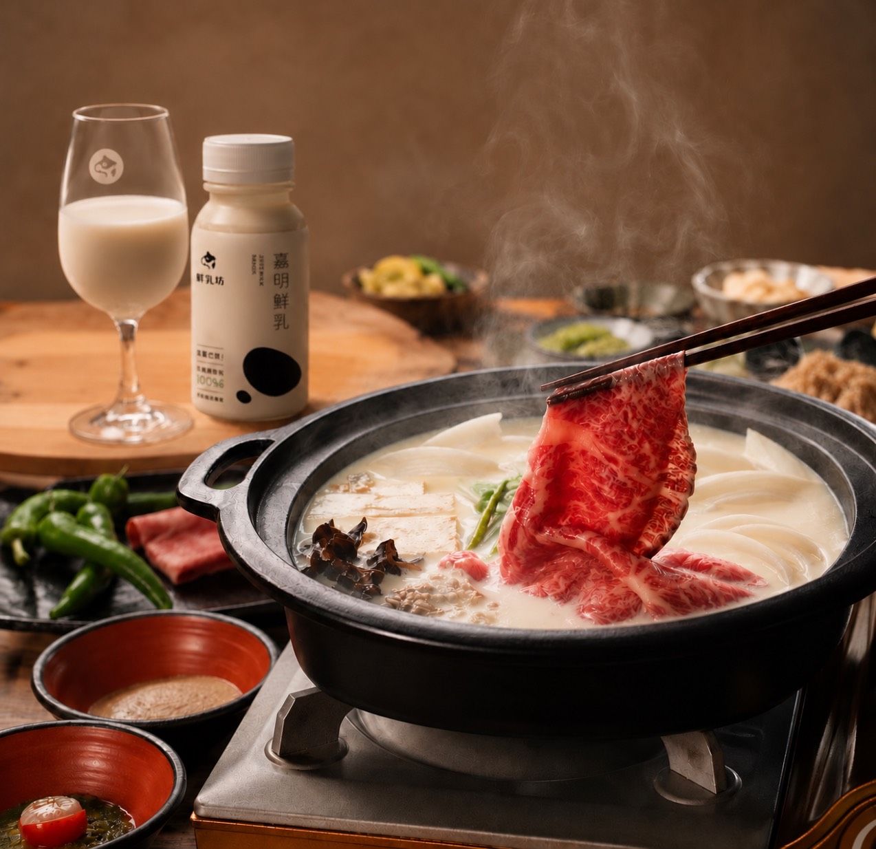 六松今苑「乳香牛奶鍋」