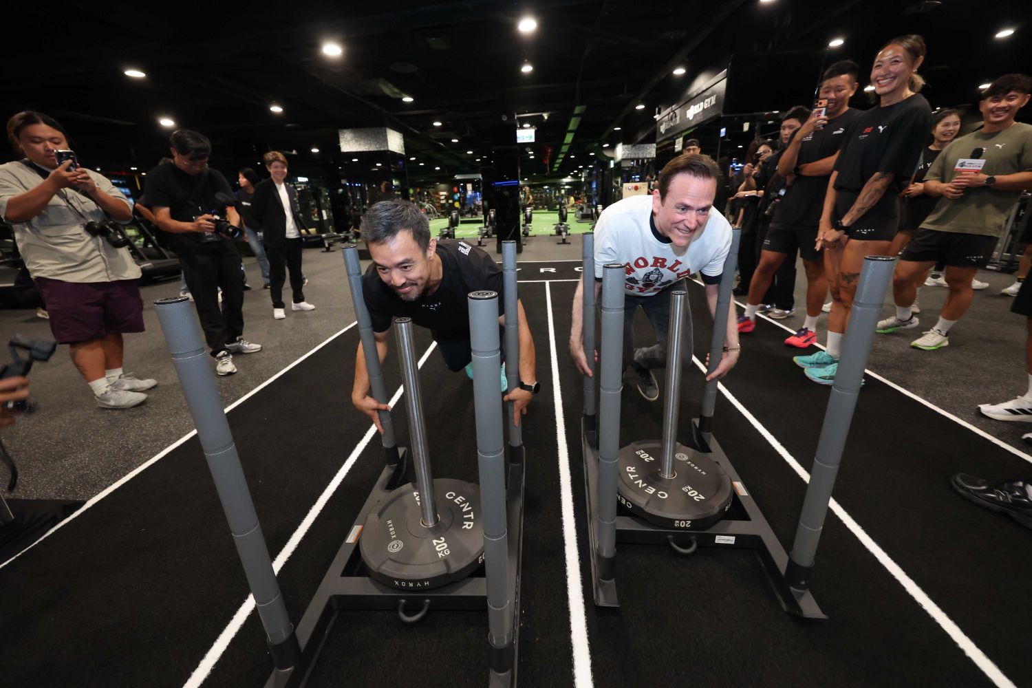 World Gym John and HYROX365 Calvin