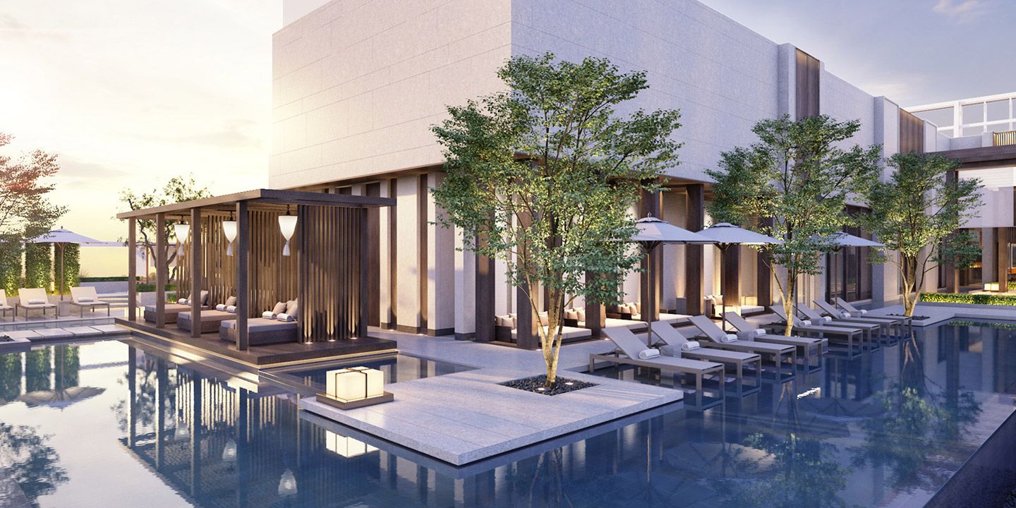 河內西湖新羅匯紋酒店-Outdoor Pool