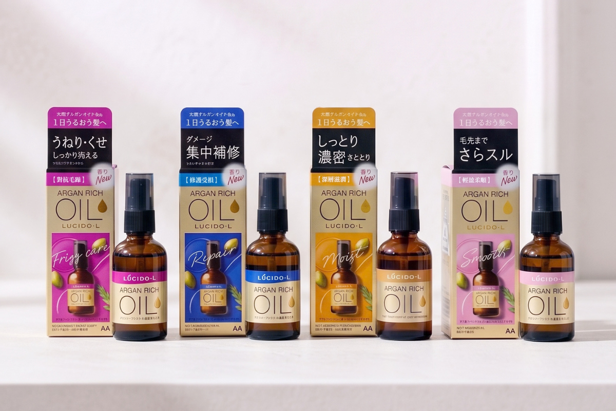 No.3 日本人氣護髮品牌樂絲朵-L(LUCIDO-L)摩洛哥護髮精華油全系列